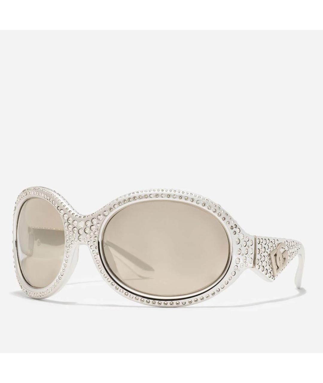 DOLCE&GABBANA Бежевые солнцезащитные очки, фото 2