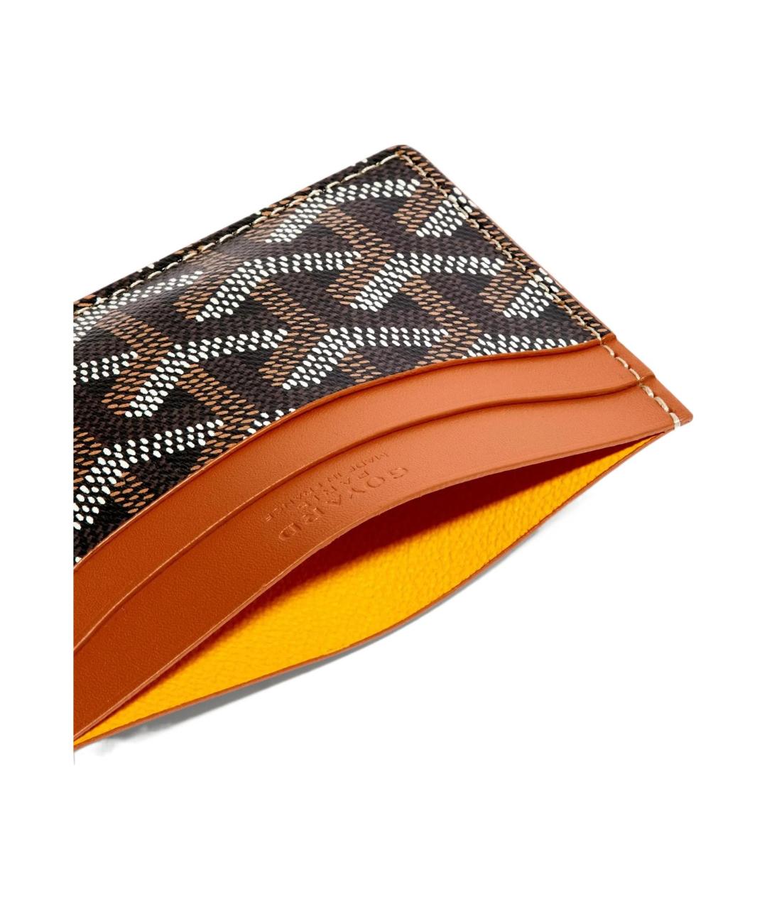 GOYARD Коричневый кардхолдер, фото 2