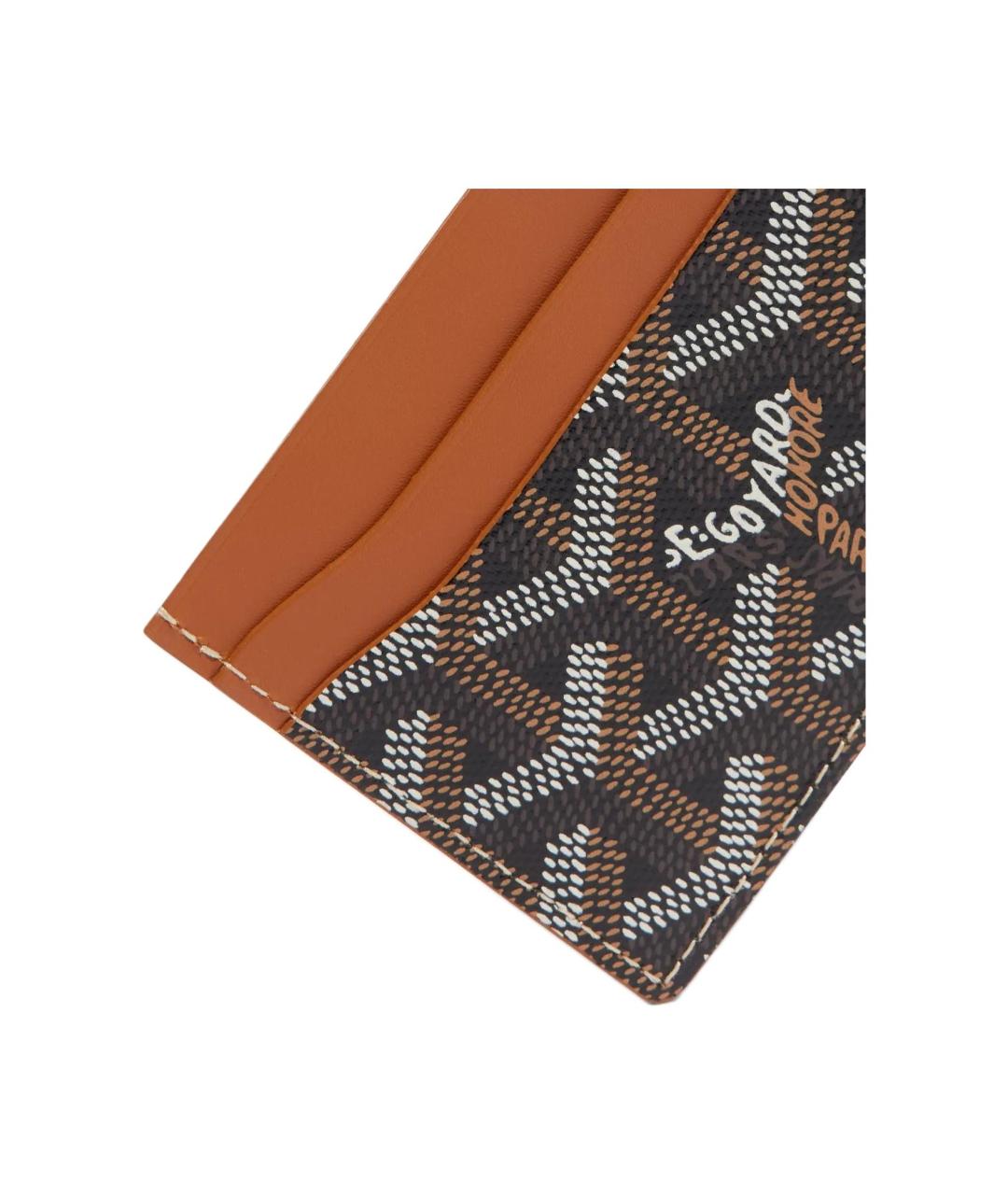 GOYARD Коричневый кардхолдер, фото 3