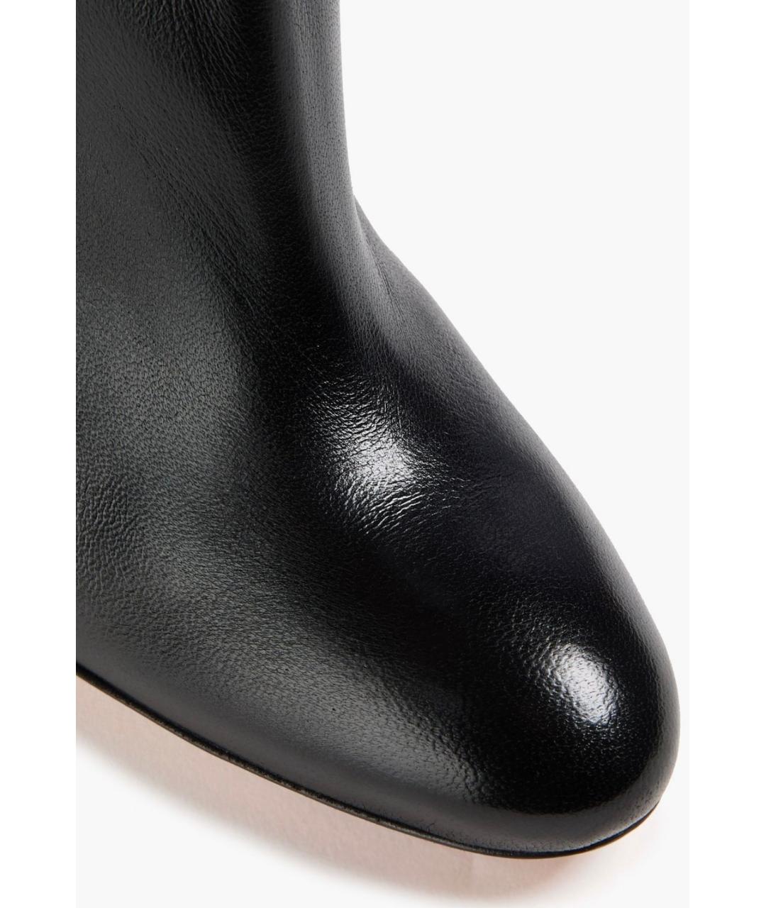 PROENZA SCHOULER Черные кожаные ботфорты, фото 4