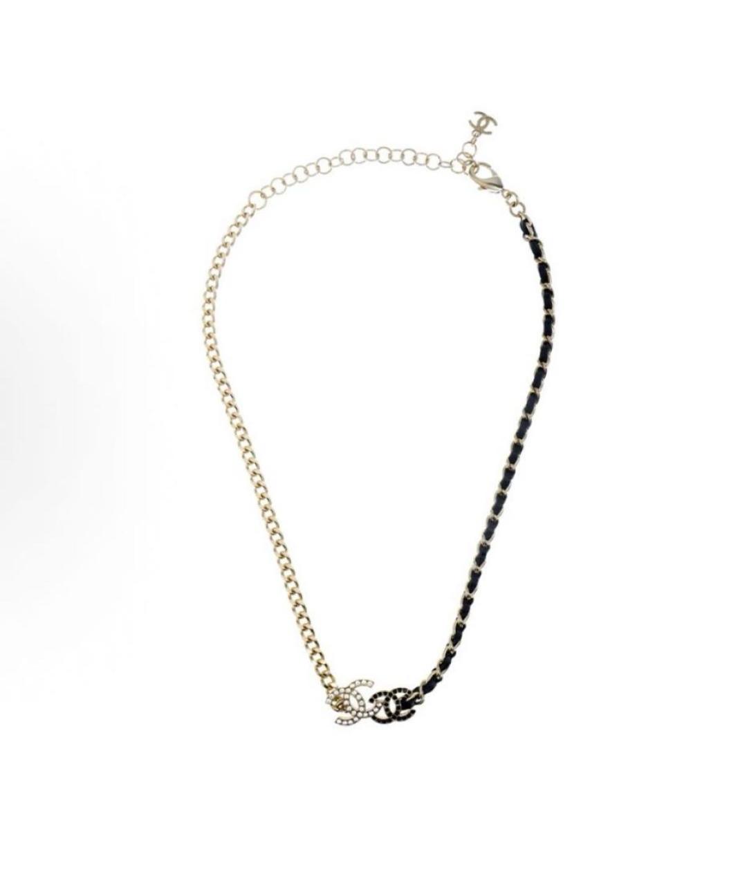 CHANEL Золотой металлический чокер, фото 7