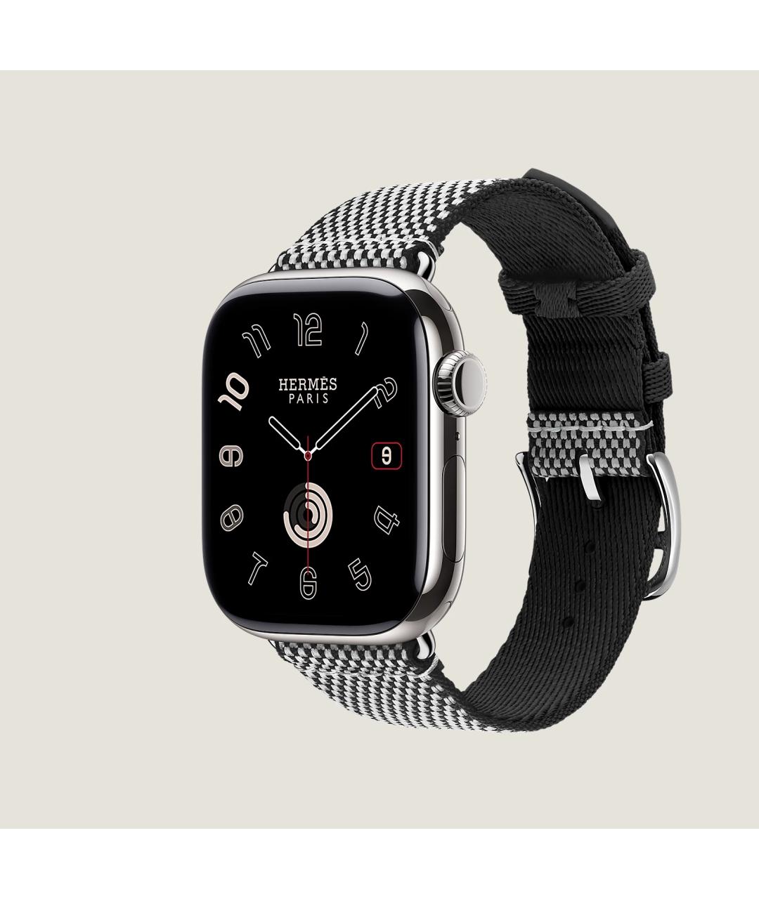 HERMES Серые титановые часы, фото 3