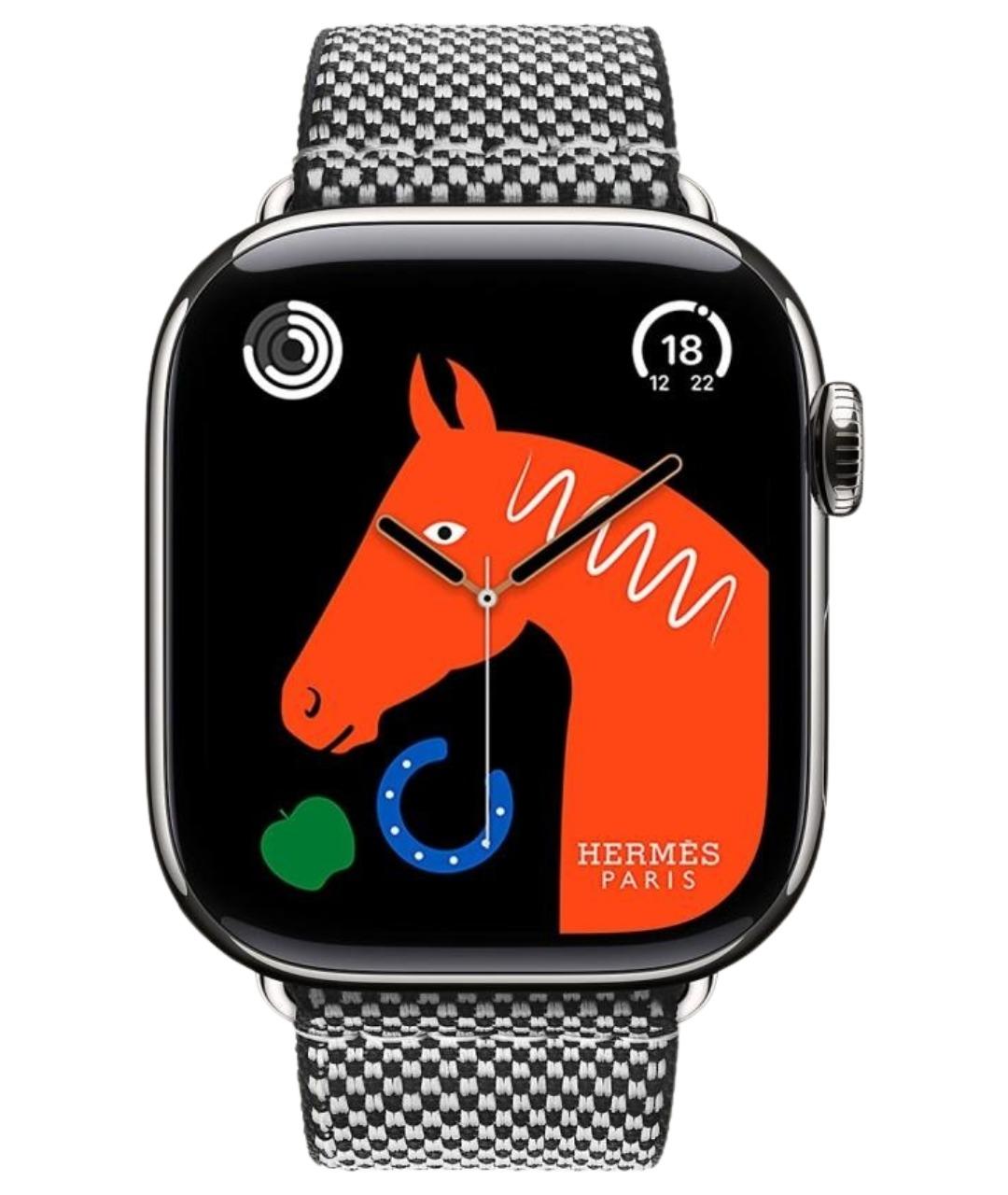 HERMES Серые титановые часы, фото 1