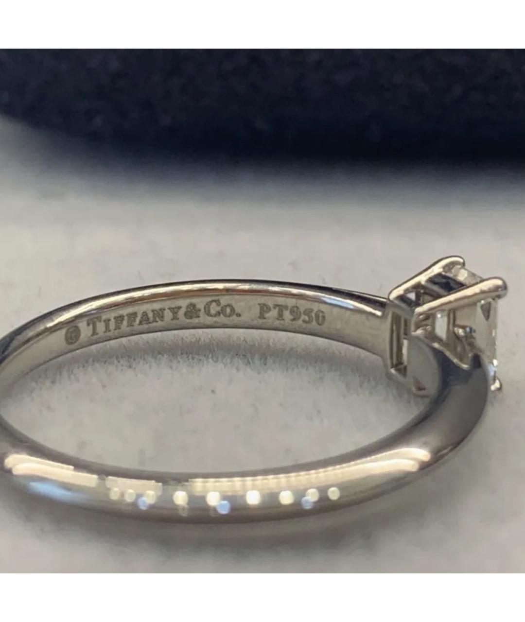 TIFFANY&CO Серебряное платиновое кольцо, фото 5