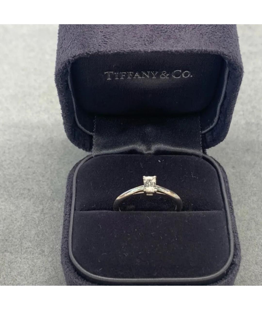 TIFFANY&CO Серебряное платиновое кольцо, фото 2