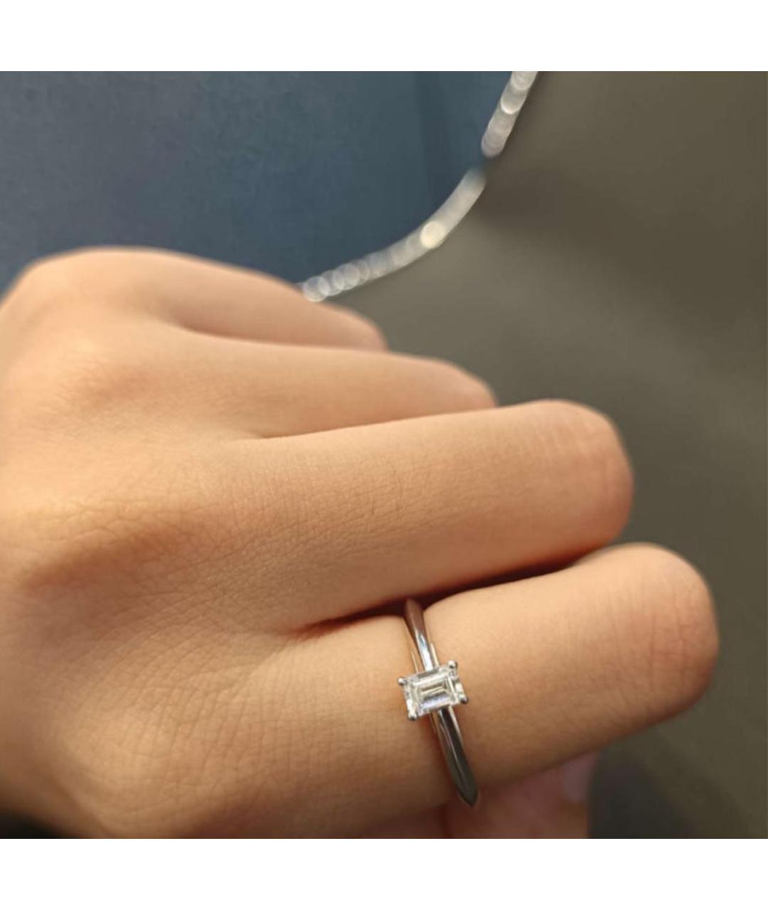 TIFFANY&CO Серебряное платиновое кольцо, фото 4