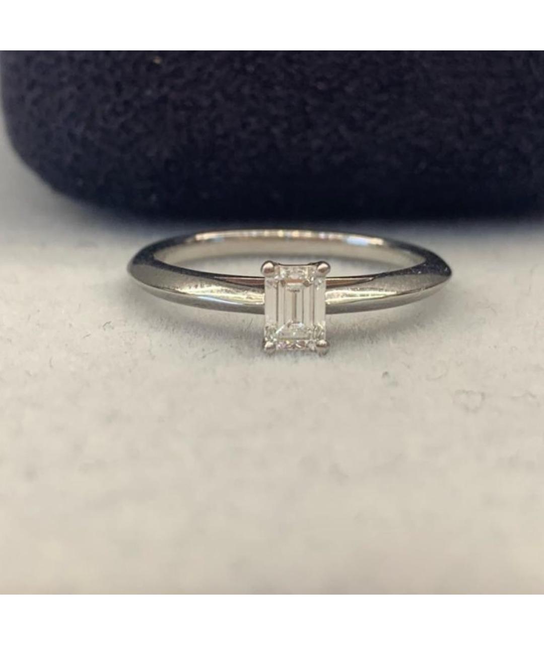 TIFFANY&CO Серебряное платиновое кольцо, фото 3