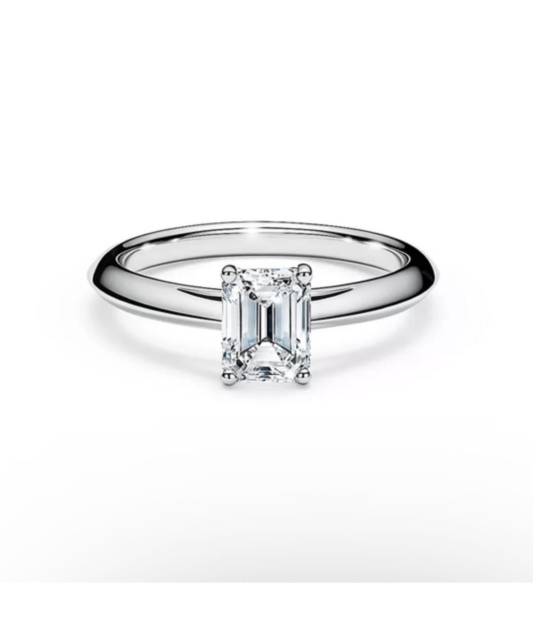 TIFFANY&CO Серебряное платиновое кольцо, фото 8