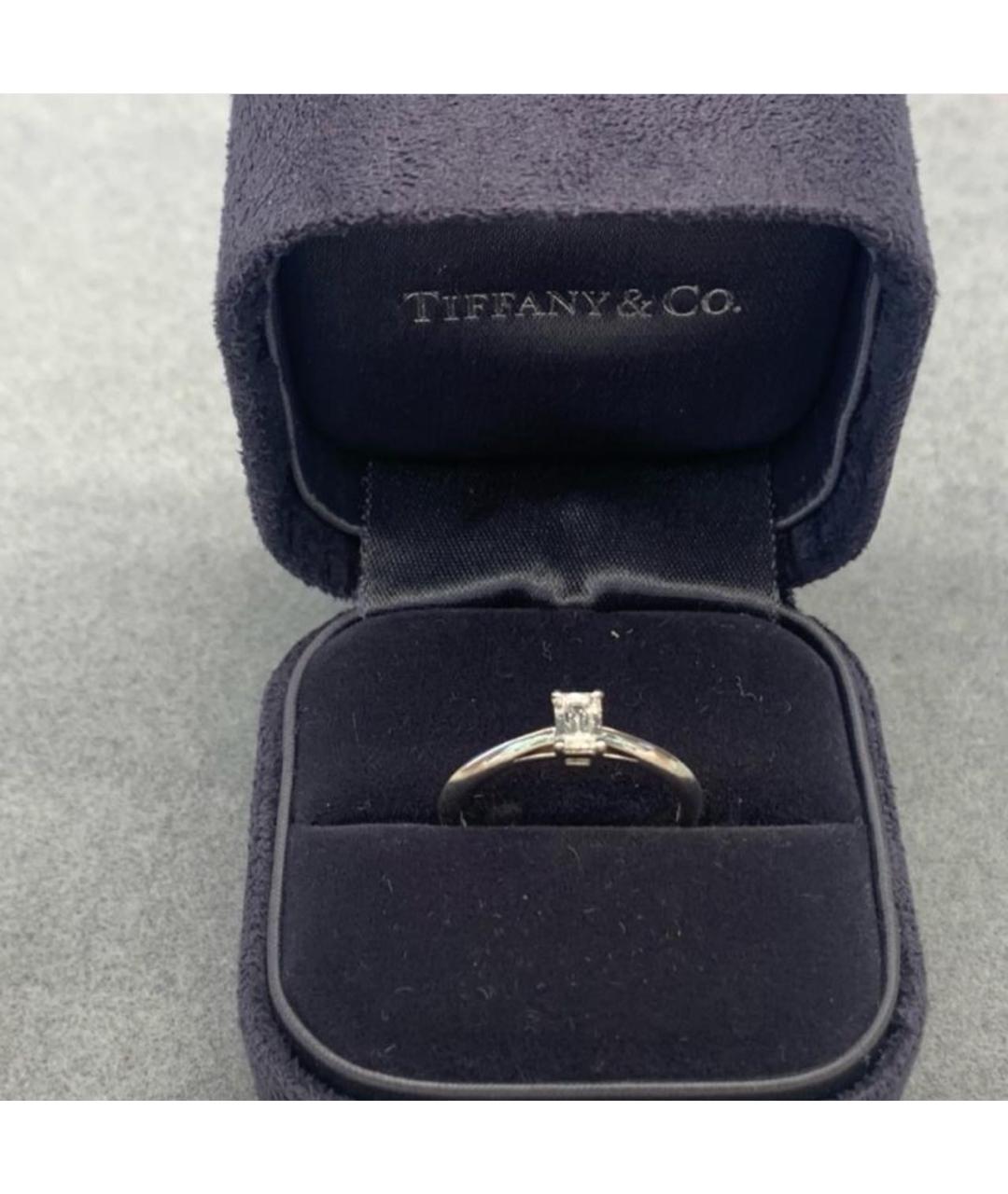 TIFFANY&CO Серебряное платиновое кольцо, фото 7