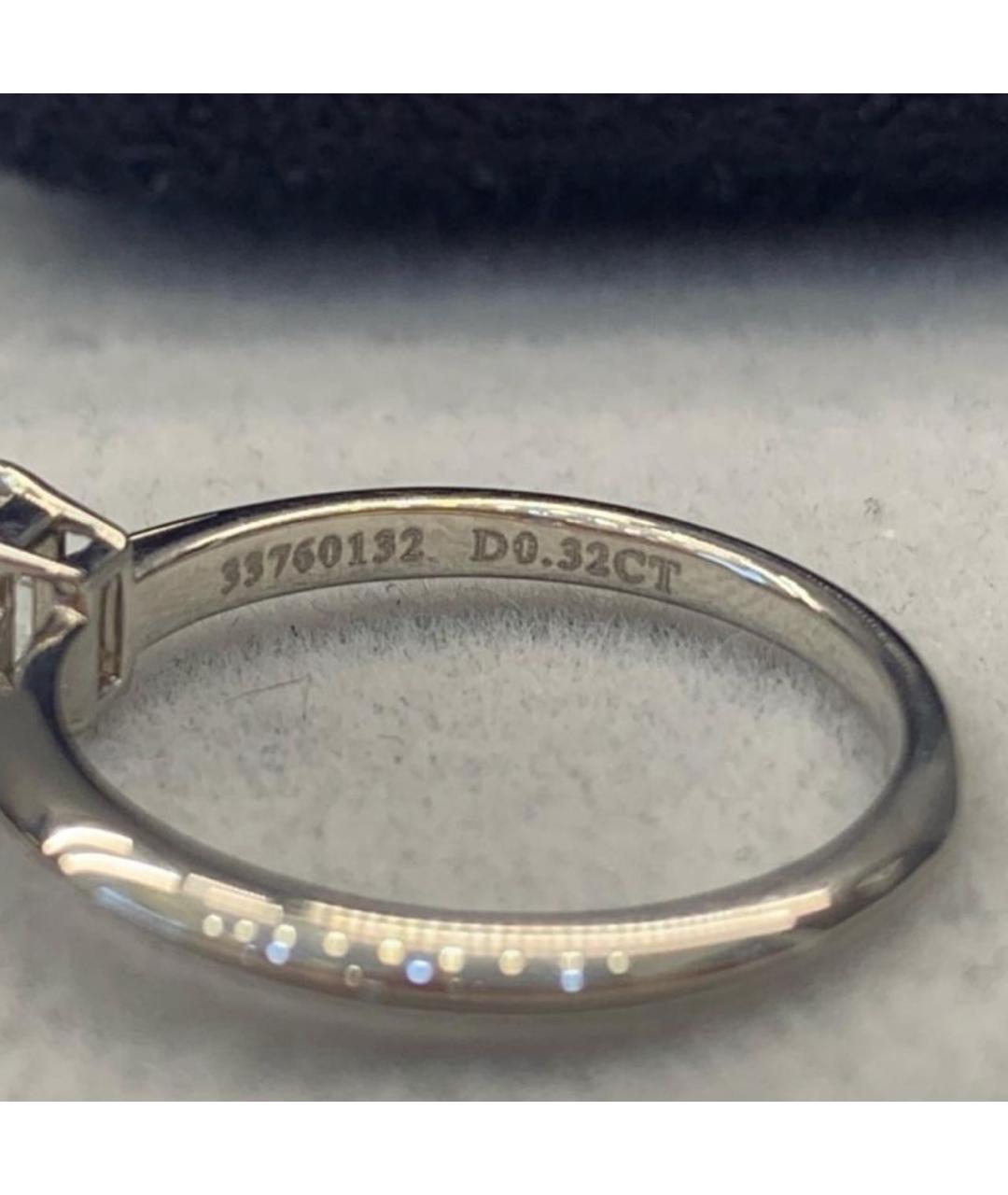 TIFFANY&CO Серебряное платиновое кольцо, фото 6
