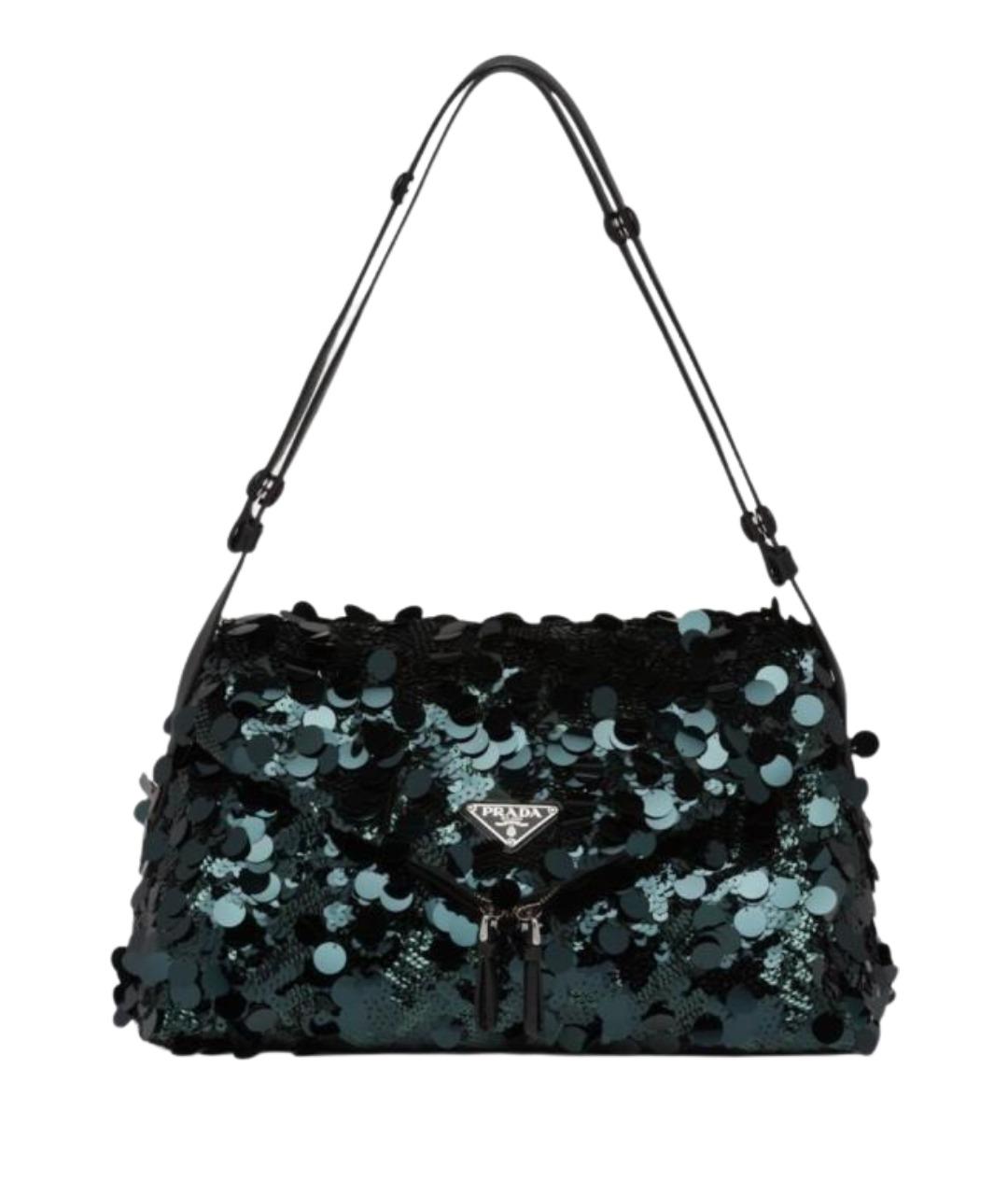 PRADA Зеленая сумка через плечо, фото 1