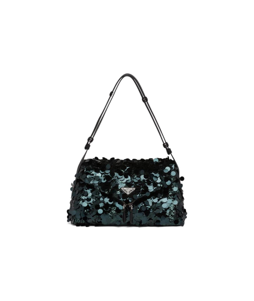 PRADA Зеленая сумка через плечо, фото 4