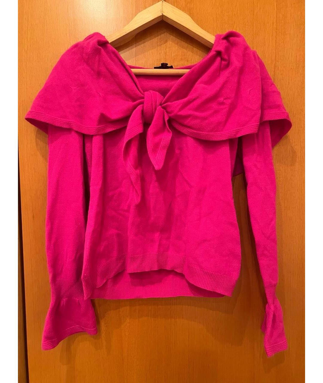 ESCADA Фуксия шерстяной джемпер / свитер, фото 6