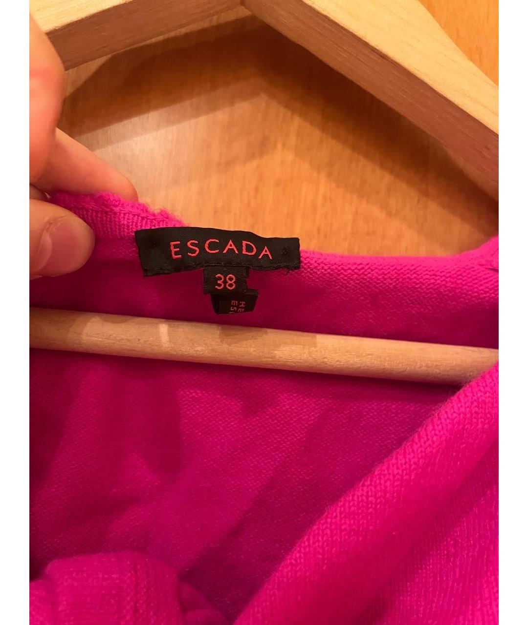 ESCADA Фуксия шерстяной джемпер / свитер, фото 4