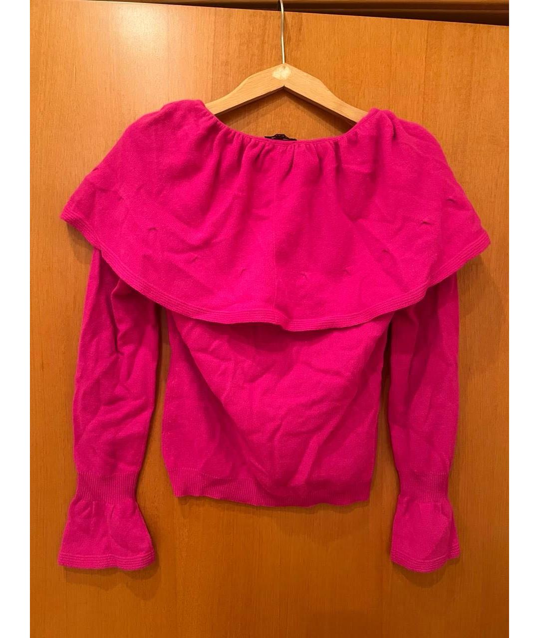 ESCADA Фуксия шерстяной джемпер / свитер, фото 3