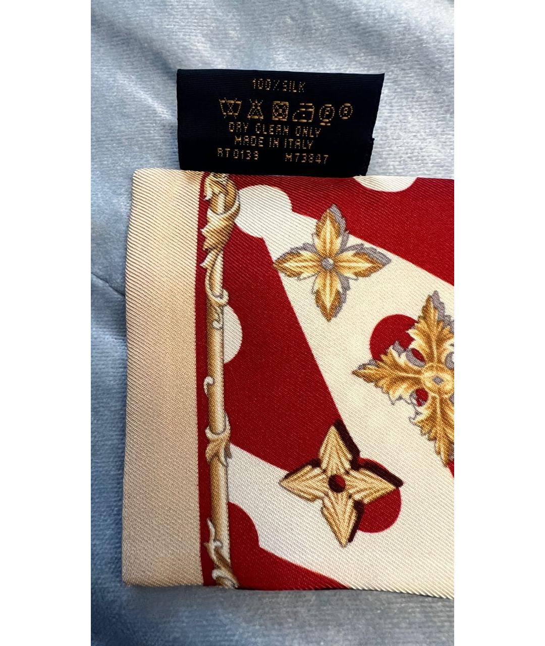 LOUIS VUITTON Мульти шелковый шарф, фото 4