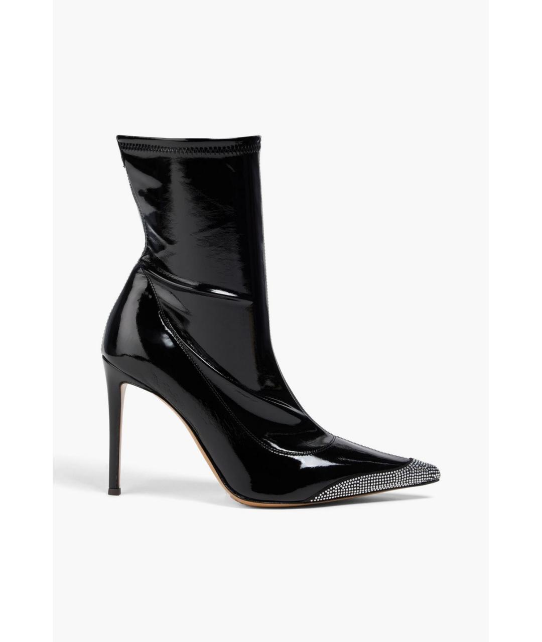 ALEXANDRE VAUTHIER Черные ботильоны из лакированной кожи, фото 5