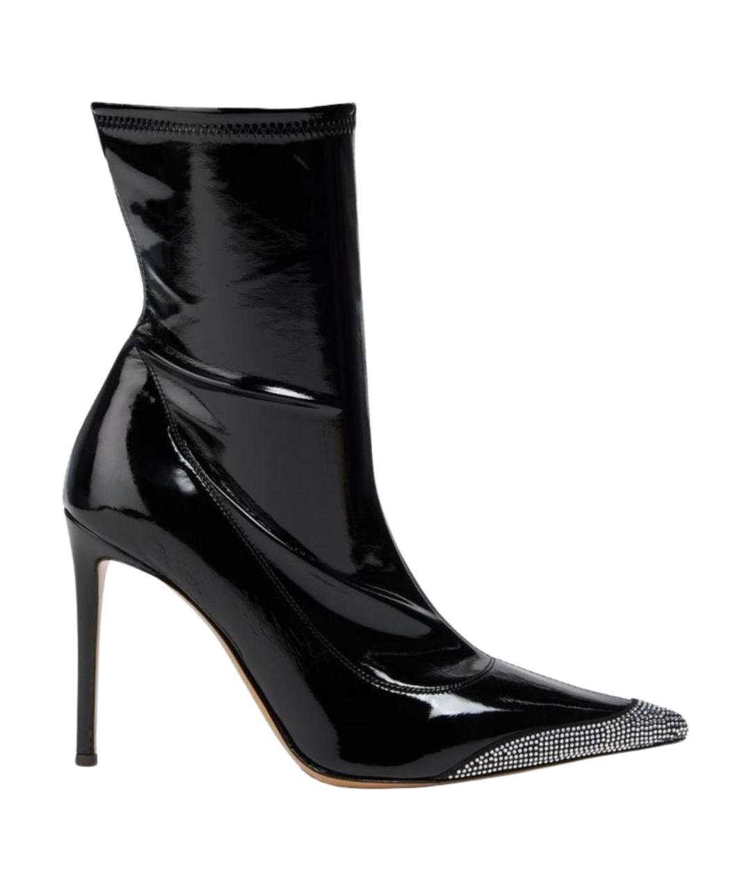 ALEXANDRE VAUTHIER Черные ботильоны из лакированной кожи, фото 1