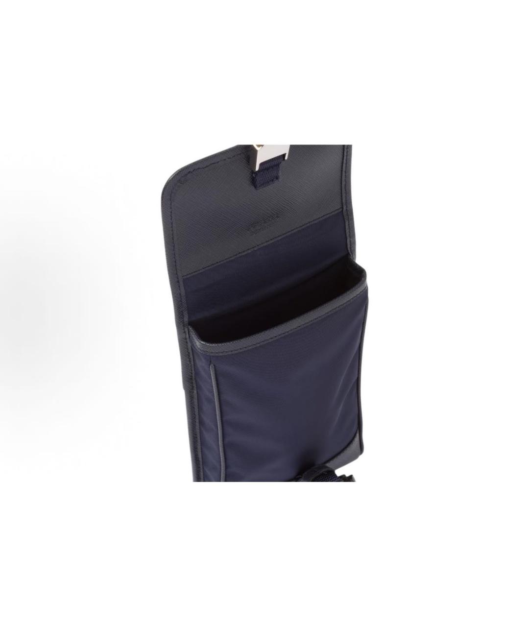 PRADA Темно-синяя сумка на плечо, фото 5