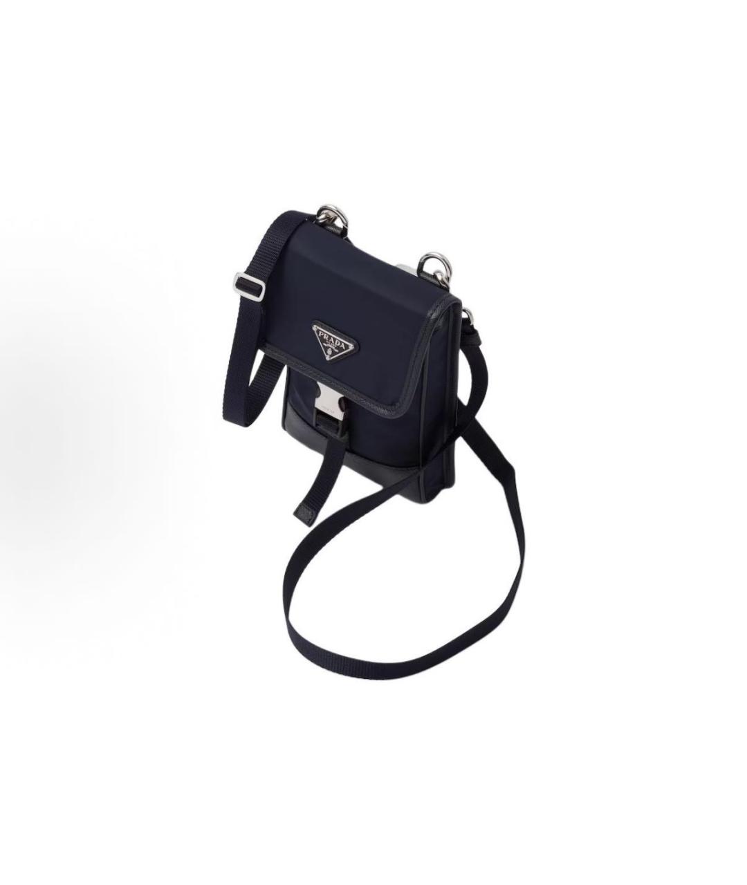 PRADA Темно-синяя сумка на плечо, фото 2