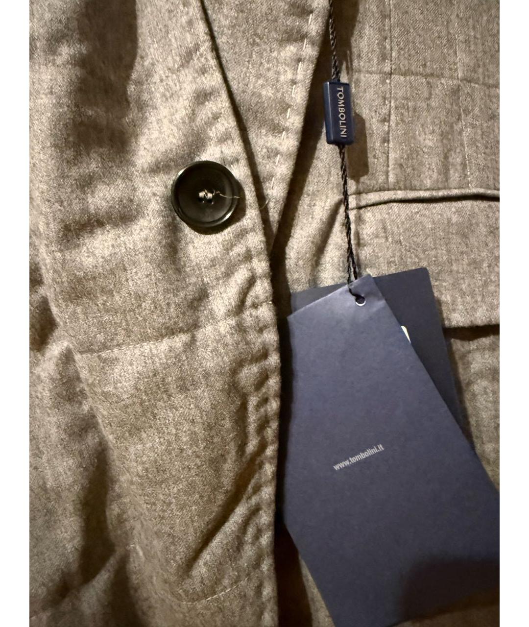 LORO PIANA Серая шерстяная куртка, фото 4