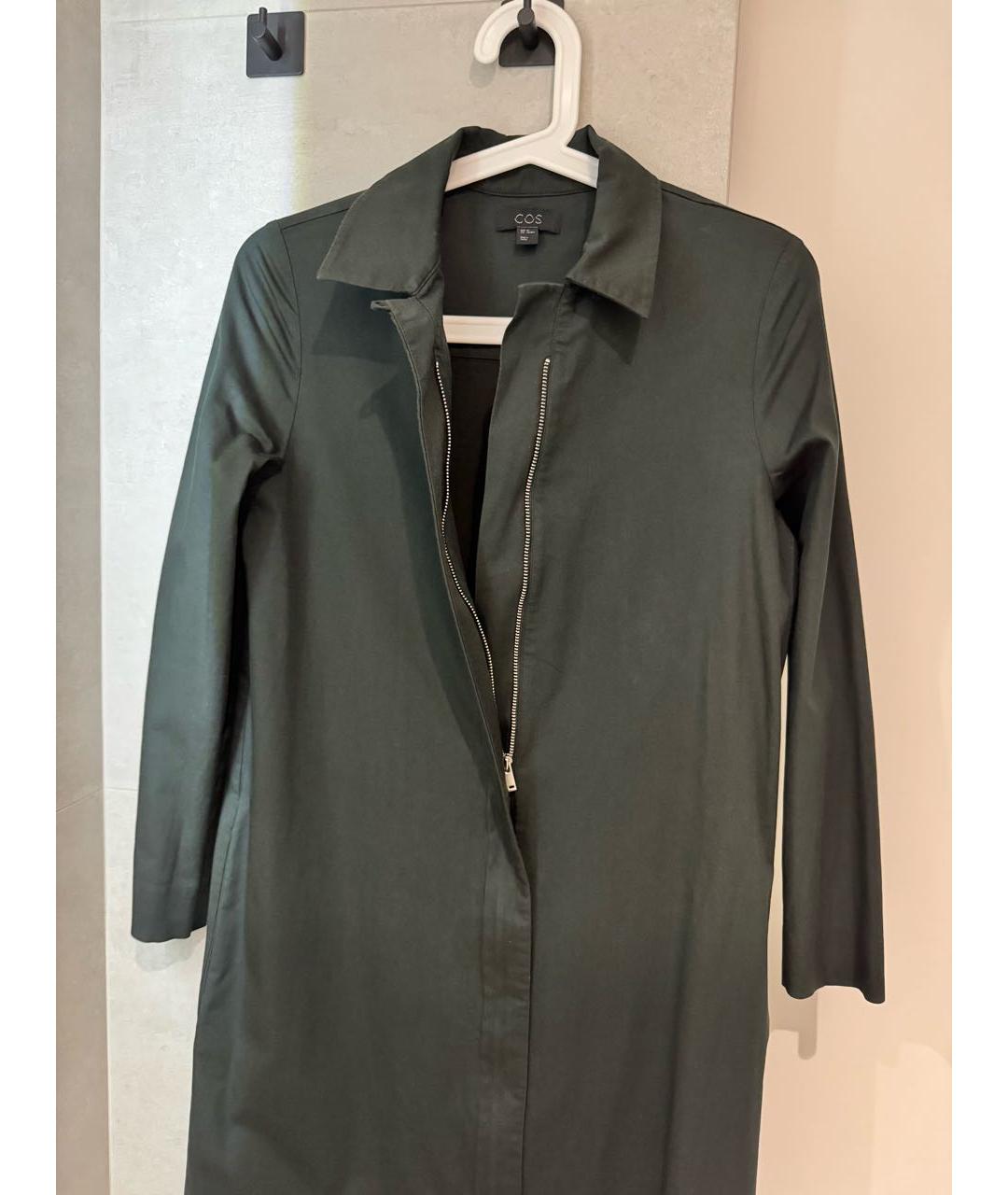 COS Черное хлопковое повседневное платье, фото 4