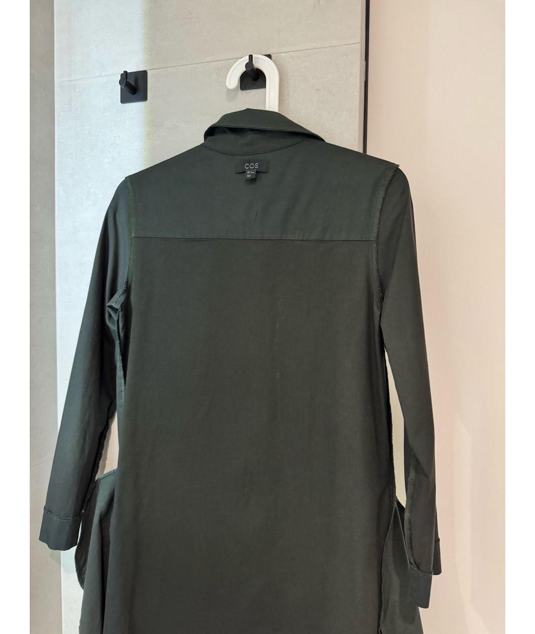 COS Черное хлопковое повседневное платье, фото 3