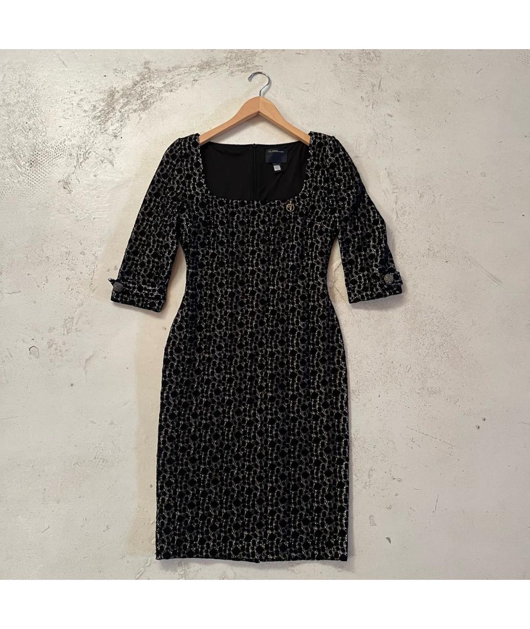 ROBERTO CAVALLI Синее полиамидовое вечернее платье, фото 9