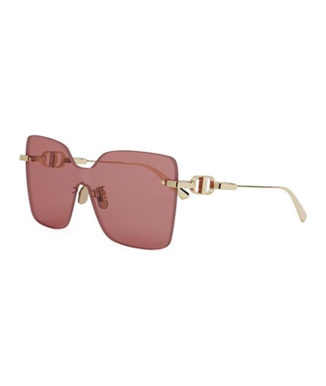 CHRISTIAN DIOR Золотые металлические солнцезащитные очки, фото 1