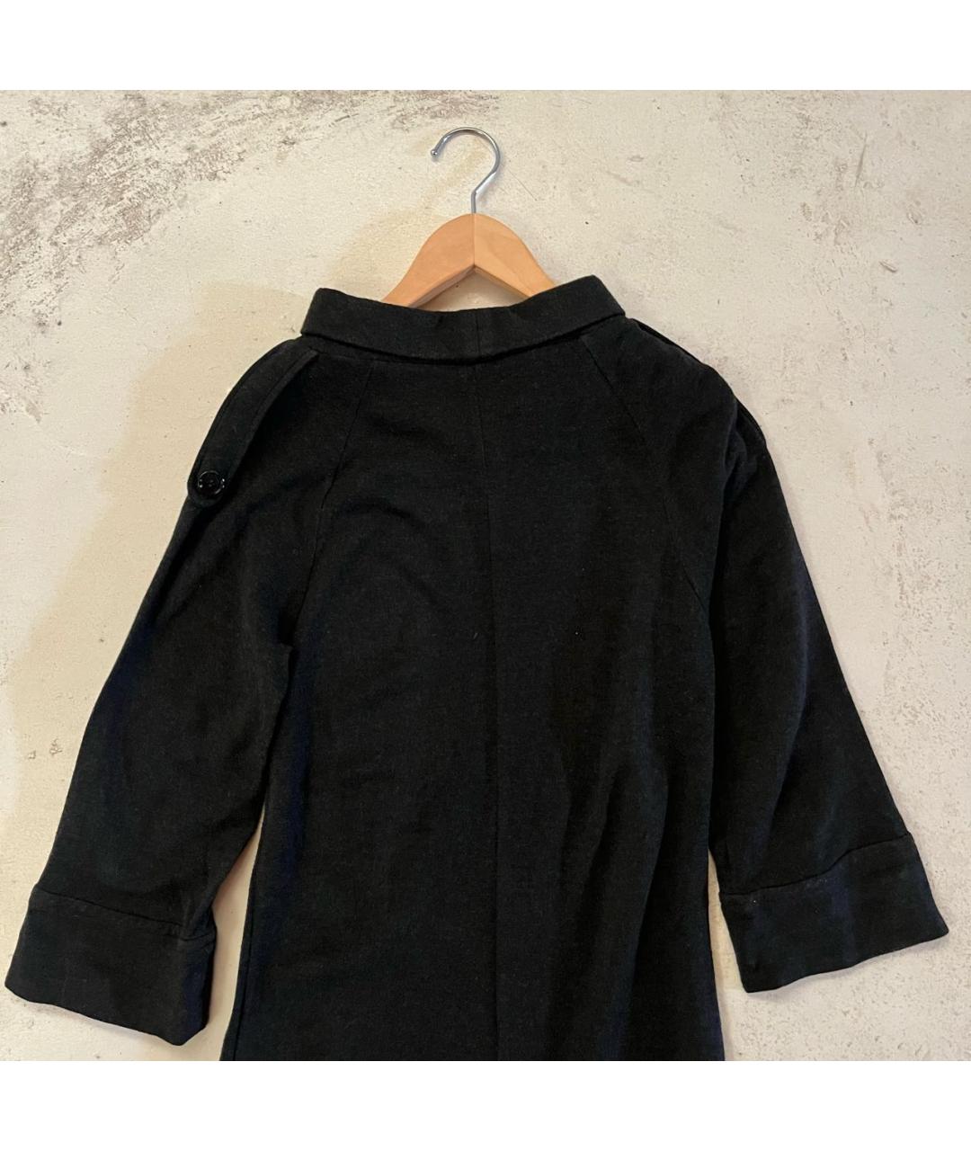 BURBERRY Антрацитовое вискозное повседневное платье, фото 4