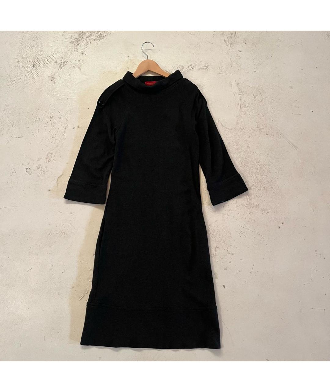 BURBERRY Антрацитовое вискозное повседневное платье, фото 8
