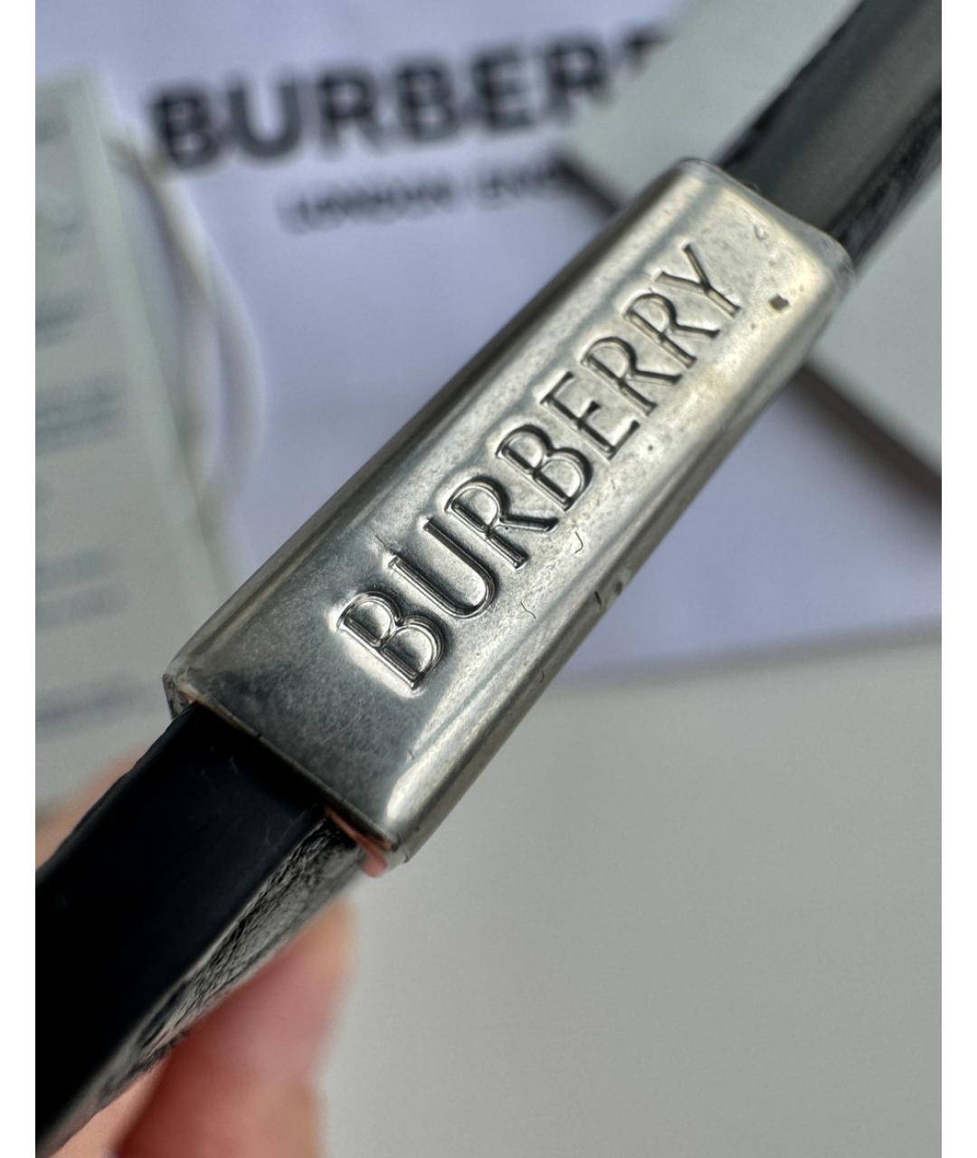 BURBERRY Черный кожаный кардхолдер, фото 9