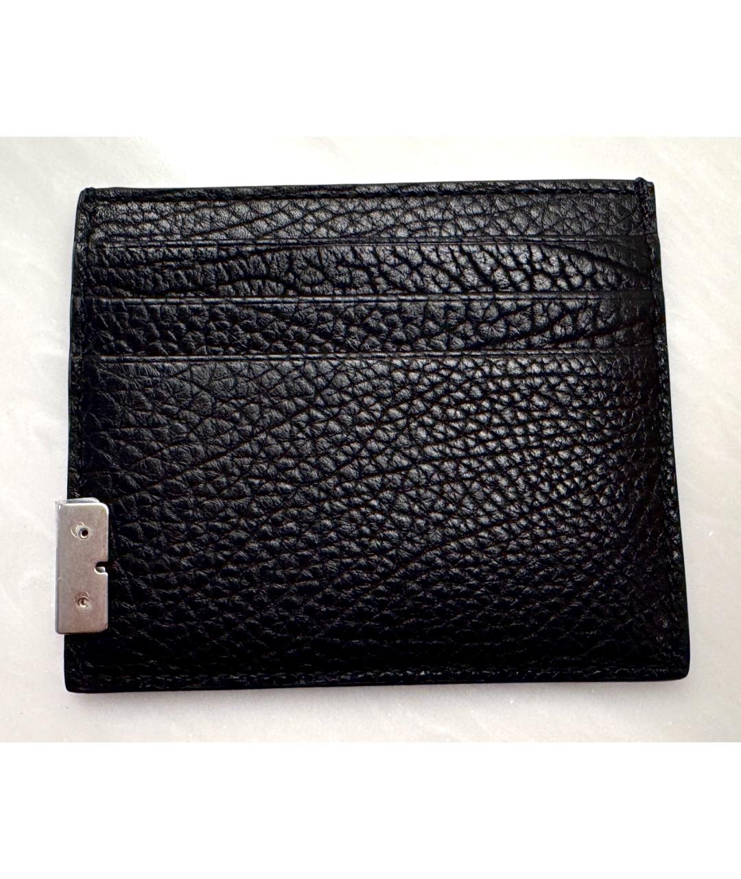 BURBERRY Черный кожаный кардхолдер, фото 2