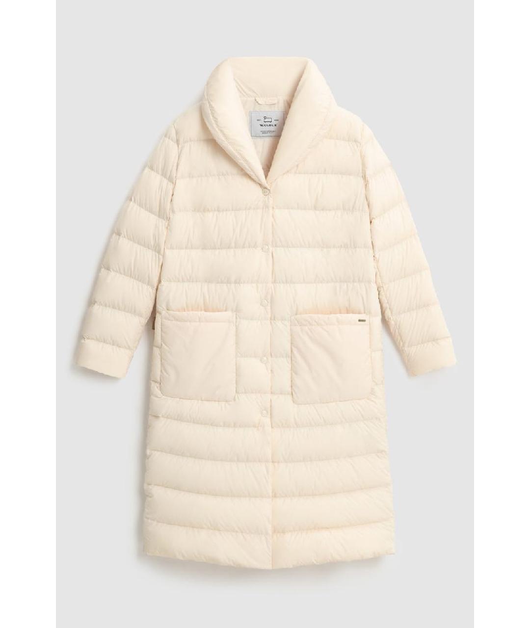 WOOLRICH Бежевый пуховик, фото 10