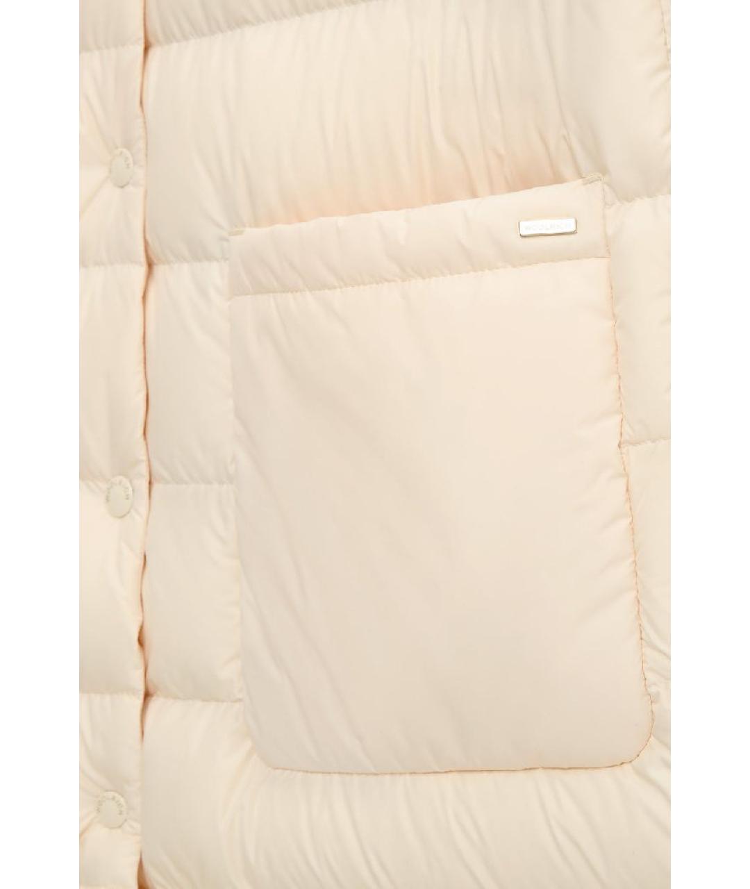 WOOLRICH Бежевый пуховик, фото 4