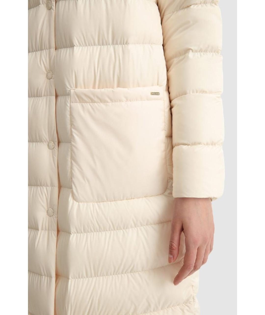 WOOLRICH Бежевый пуховик, фото 7
