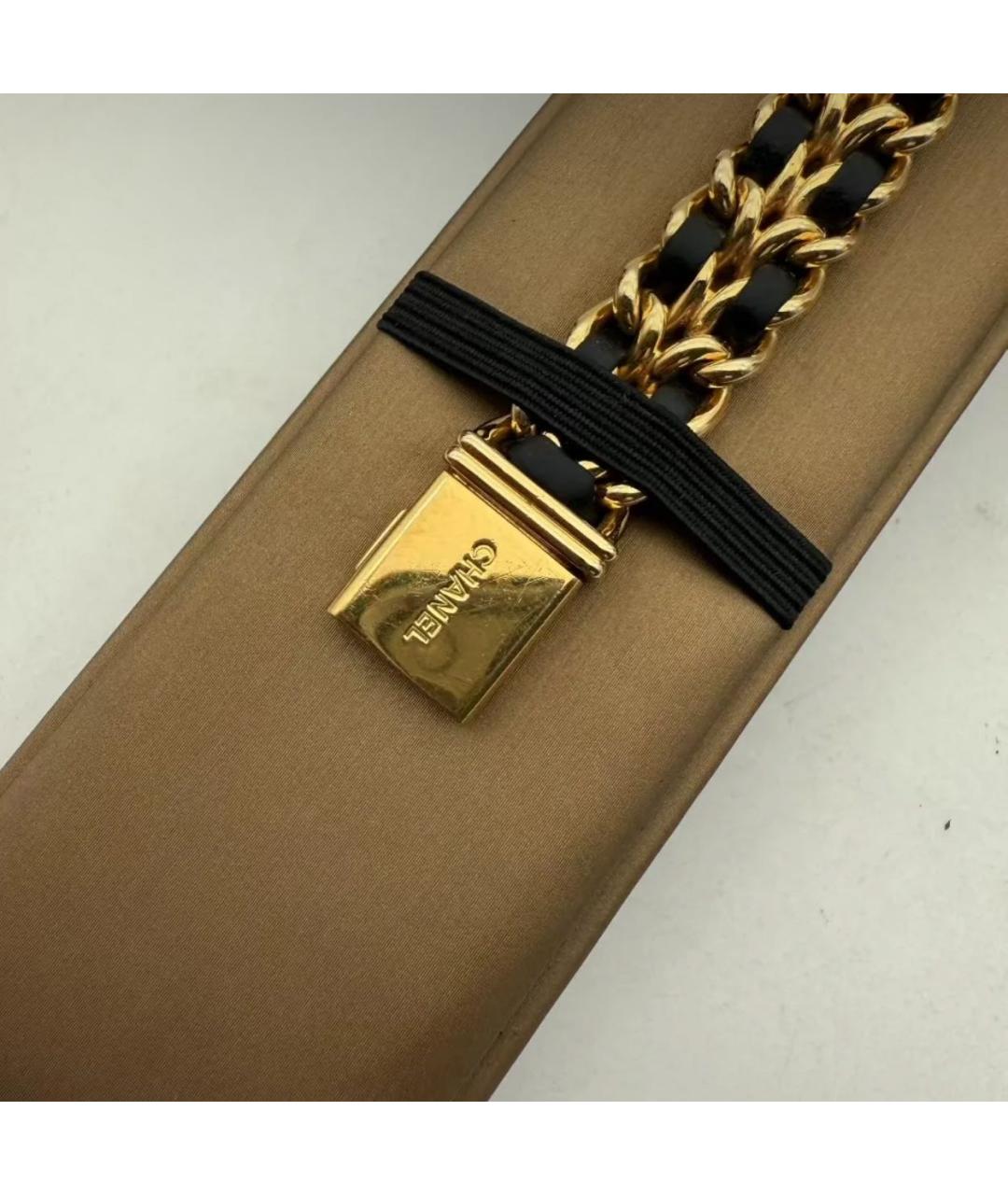 CHANEL Золотые часы, фото 6