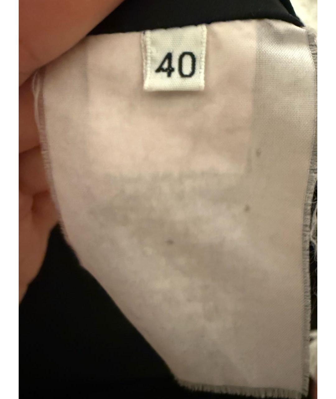 DOLCE&GABBANA Черное шерстяное пальто, фото 6