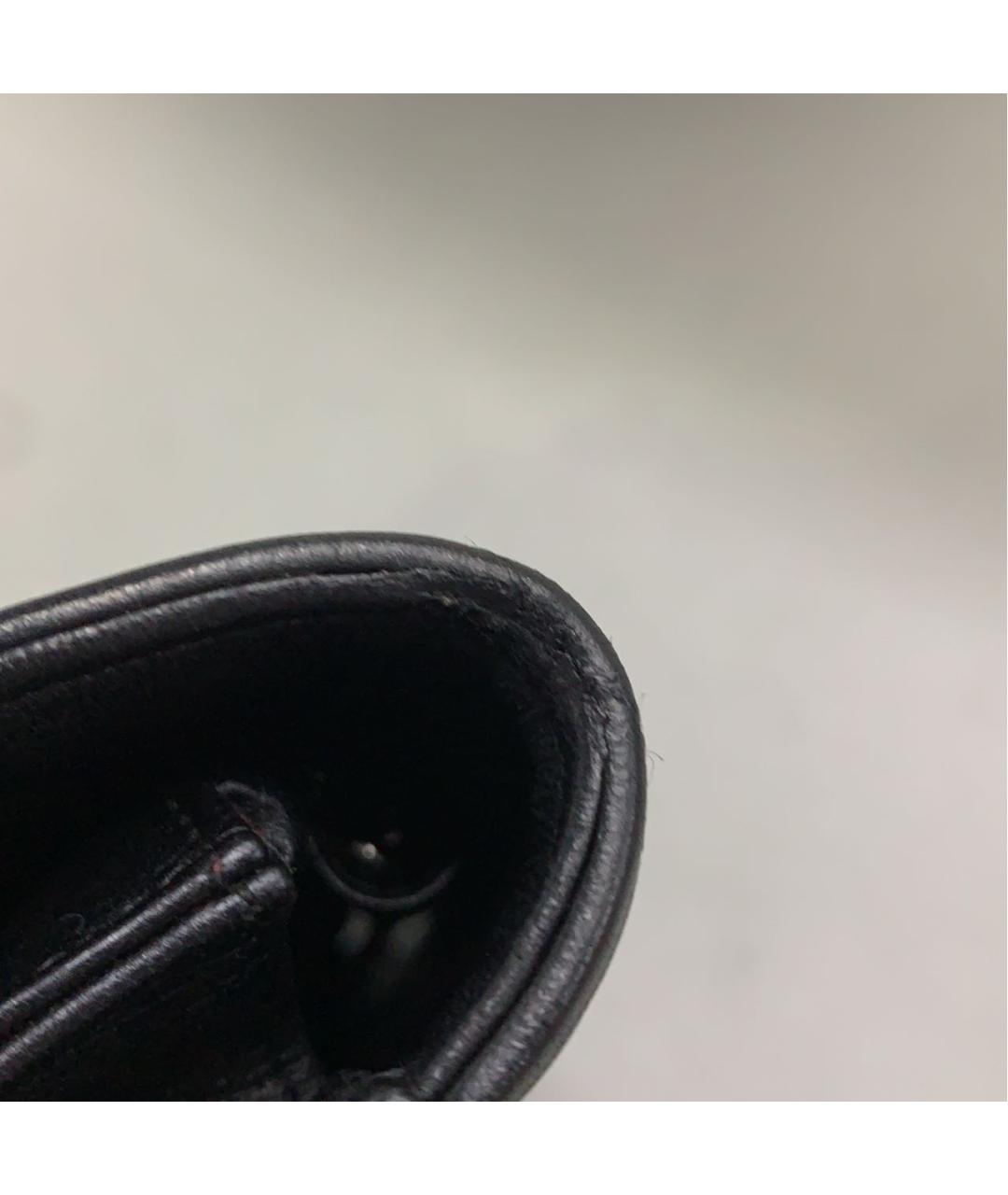 CHANEL Черная кожаная сумка через плечо, фото 7