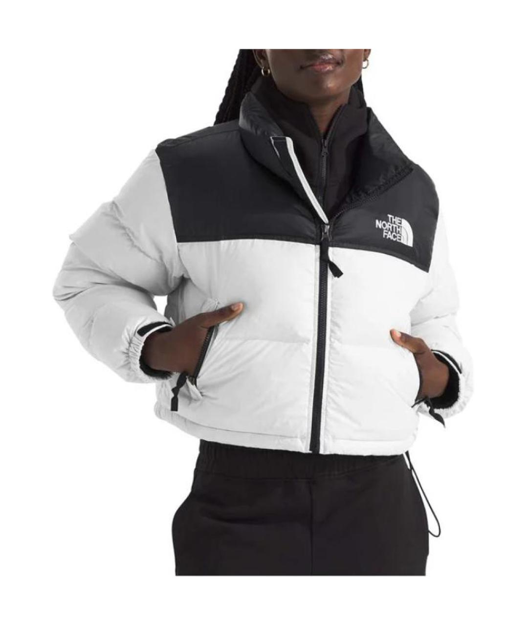 THE NORTH FACE Белый полиамидовый пуховик, фото 2