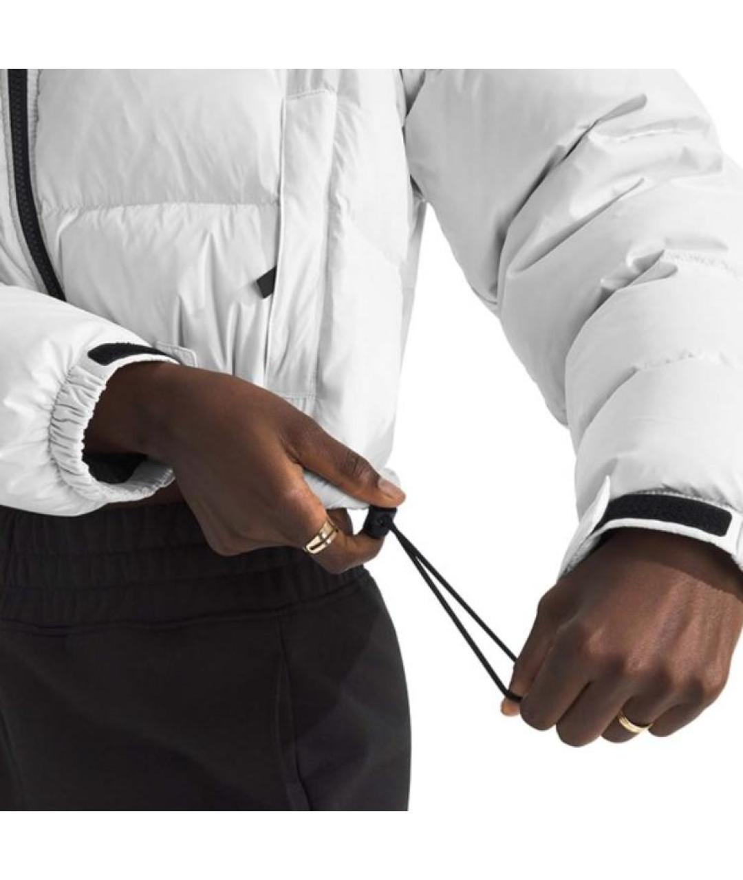 THE NORTH FACE Белый полиамидовый пуховик, фото 6