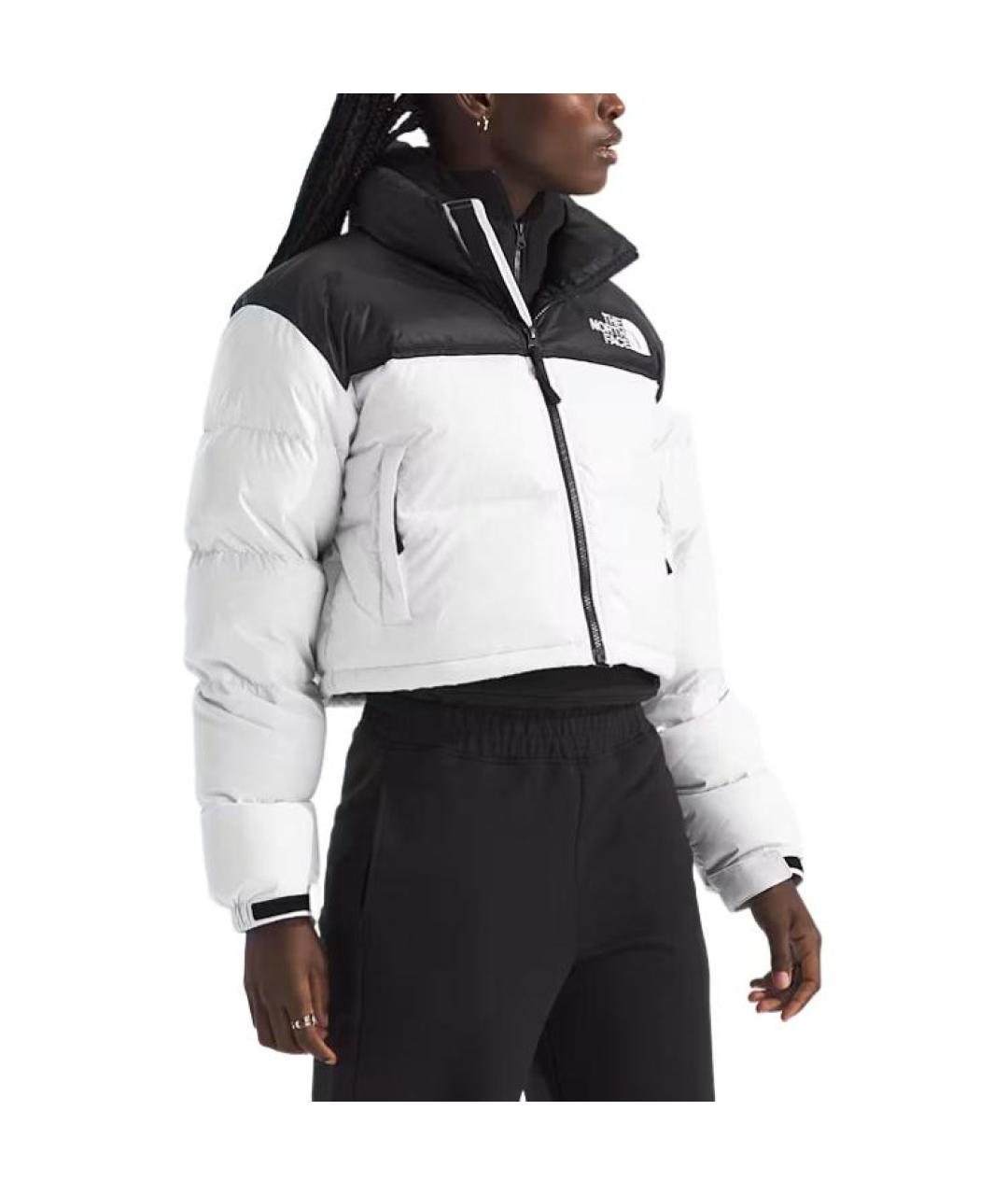 THE NORTH FACE Белый полиамидовый пуховик, фото 4