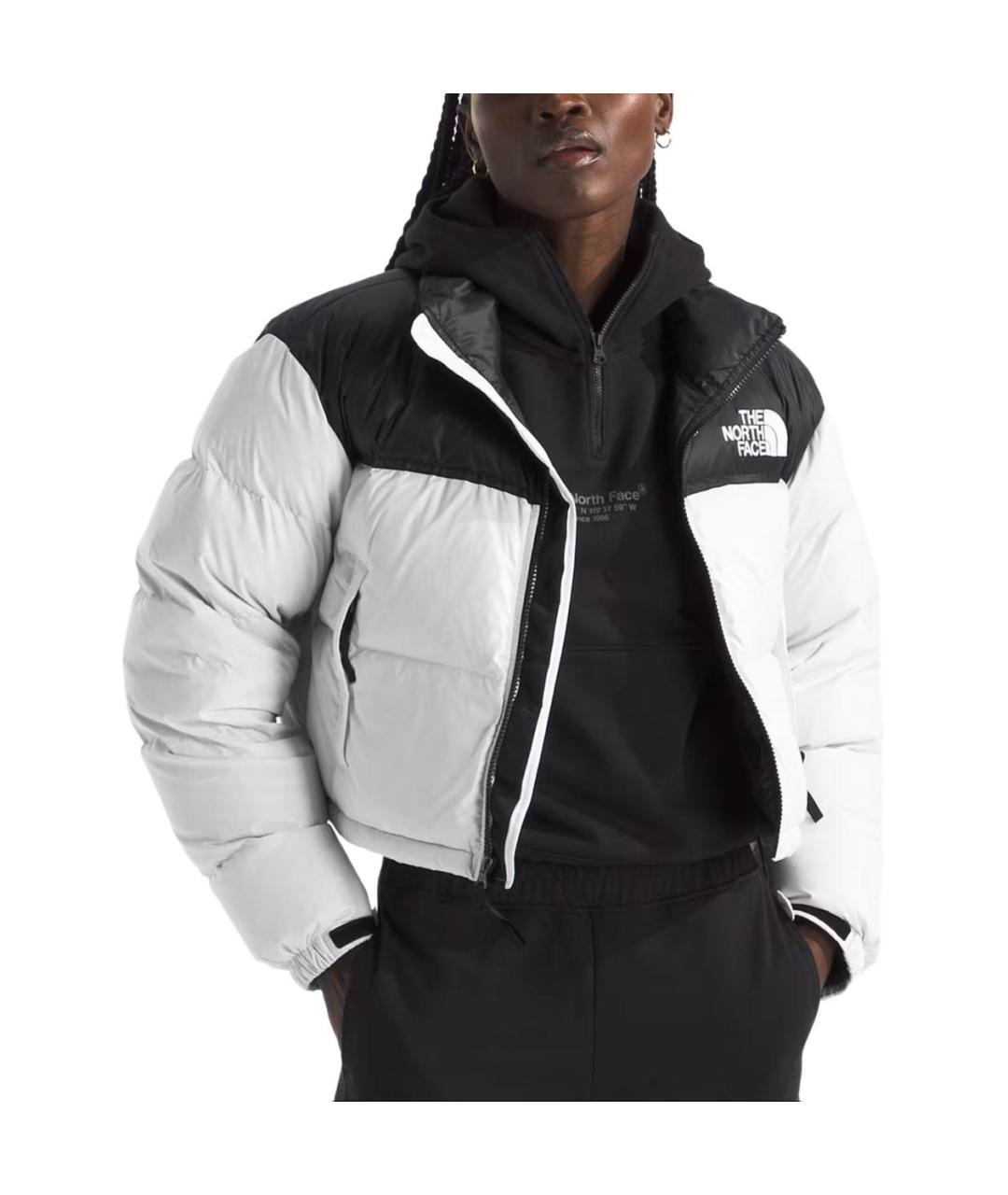 THE NORTH FACE Белый полиамидовый пуховик, фото 3
