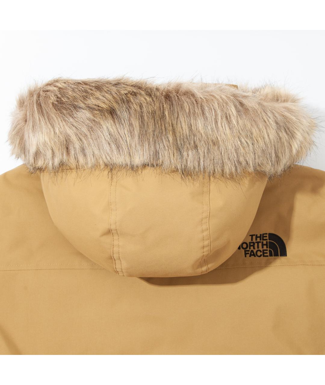 THE NORTH FACE Горчичный пуховик, фото 4