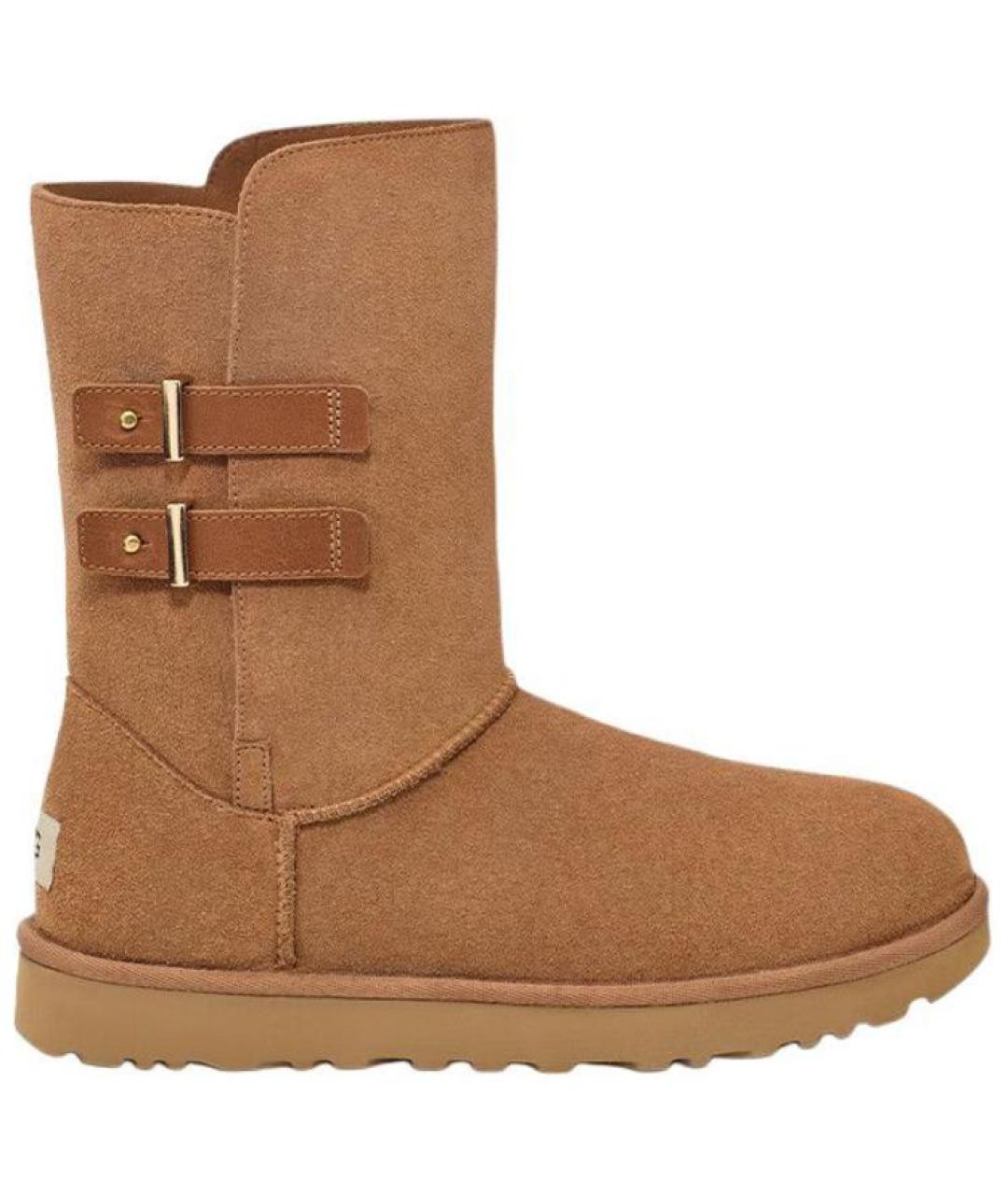 UGG AUSTRALIA Коричневые замшевые ботинки, фото 1