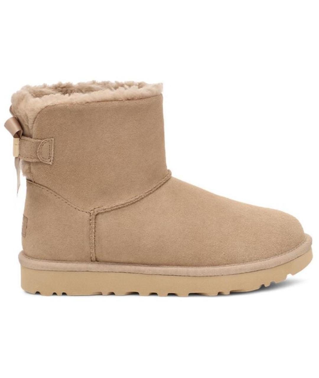 UGG AUSTRALIA Бежевые замшевые ботинки, фото 1
