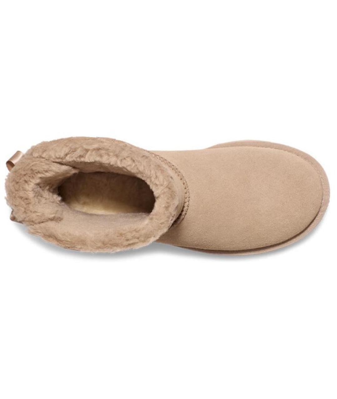 UGG AUSTRALIA Бежевые замшевые ботинки, фото 4