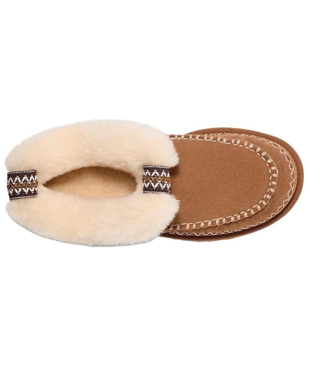 UGG AUSTRALIA Коричневые замшевые ботинки, фото 5