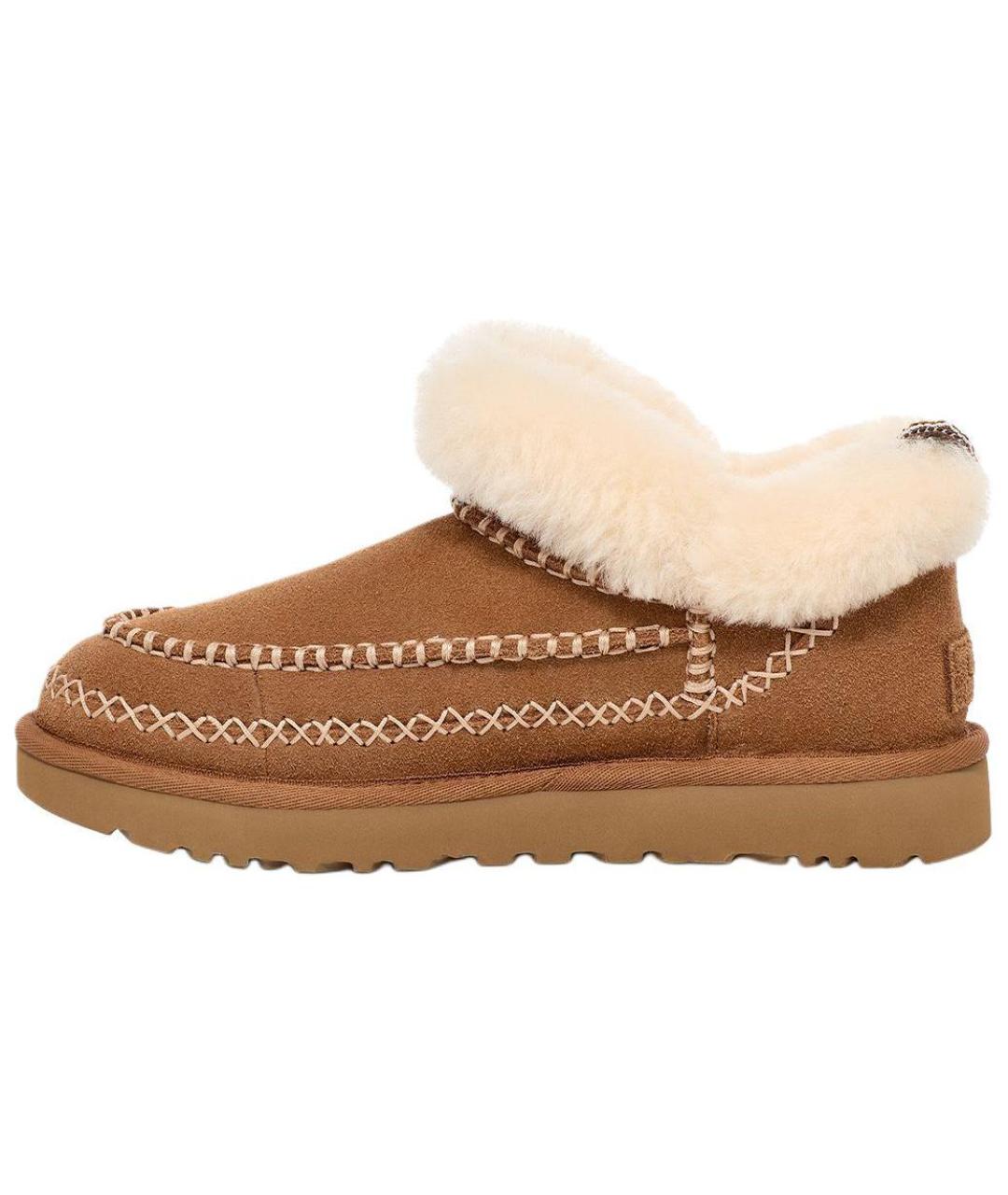 UGG AUSTRALIA Коричневые замшевые ботинки, фото 2