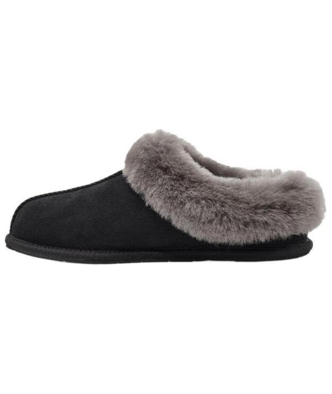 UGG AUSTRALIA Черные замшевые ботинки, фото 2